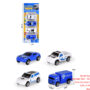 Slide suction plate police 4 PCS car