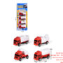 Slide suction plate fire truck 4 PCS truck