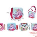 Children's Satchel (Unicorn 4 Style 4 Color Pu Material)