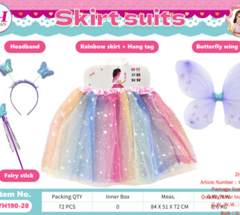 Skirt Wings Hair Hoop Fairy Stick Four-piece Set