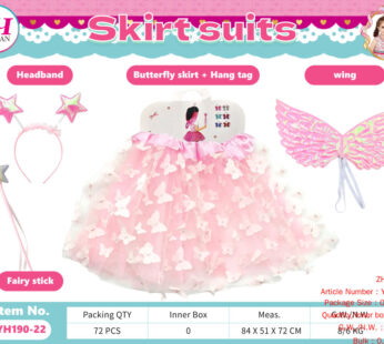 Skirt Wings Hair Hoop Fairy Stick Four-piece Set