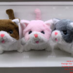 (Ordinary Cry) Forward Curved Tail Rabbit Fur Head-Matching Cat