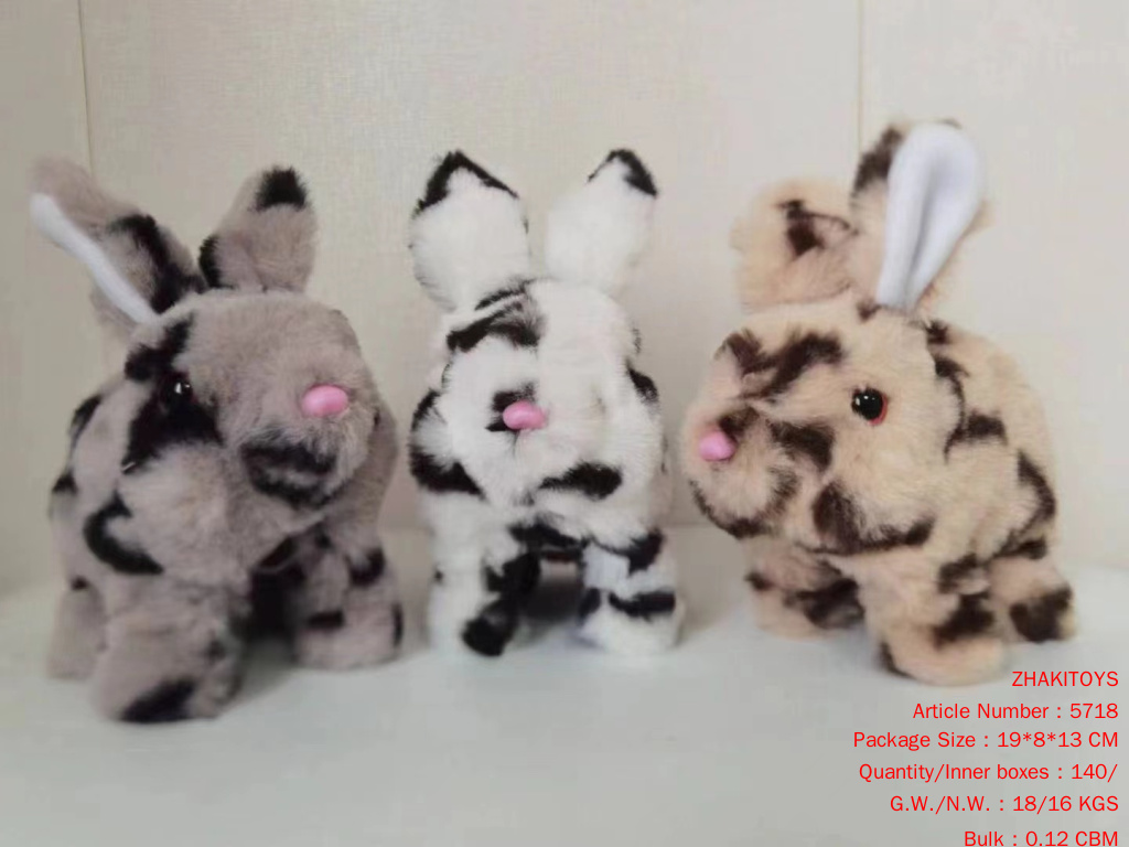 Walking Grass Rabbit (3 Colors Mixed) 3 Walking Grass Rabbit (3 Colors Mixed)