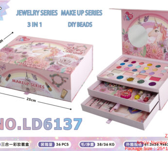 Набор для макияжа “Единорог 3 в 1”.