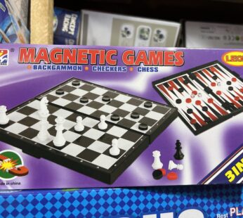 Складные шахматы 3 в 1 с магнитом.